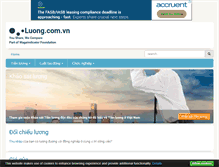 Tablet Screenshot of luong.com.vn